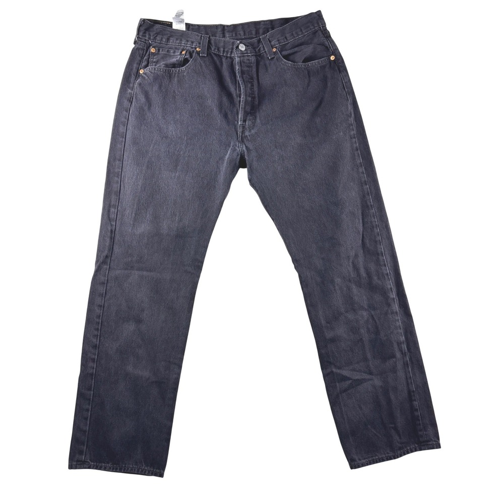 Levi Strauss 501 Jeans‎ Mens 38x32 (35x29)Dark Wash Button Fly Straight Leg